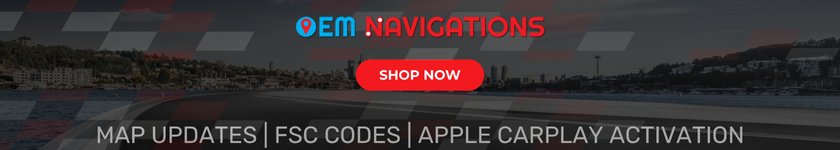 OEM Navigations Map Update Banner - Shop Now
